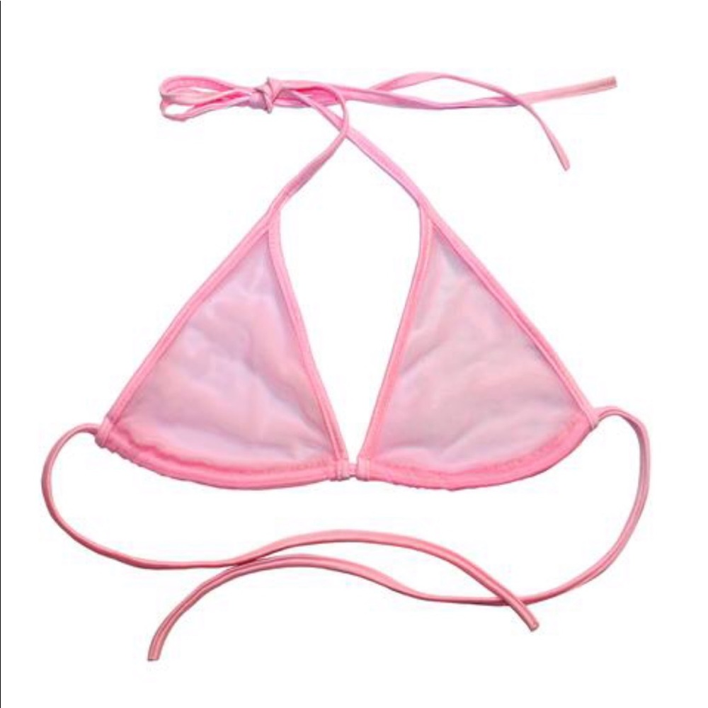 PINK TRIANGLE BRA